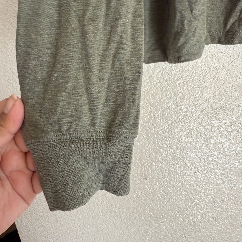Prana Olive Long‎ Sleeve Women's Top Sz XL - Picture 5 of 10